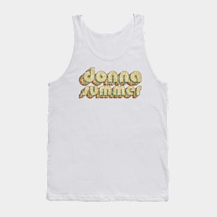 Donna Summer // Vintage Rainbow Typography Style // 70s Tank Top